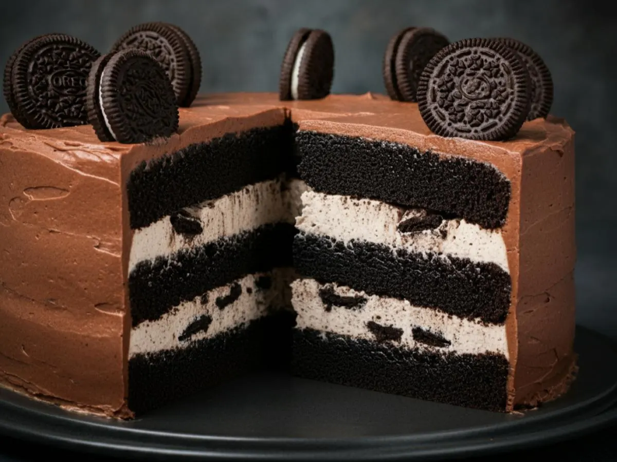 Oreo with Chocolate Crunchy Full Sheet Cake