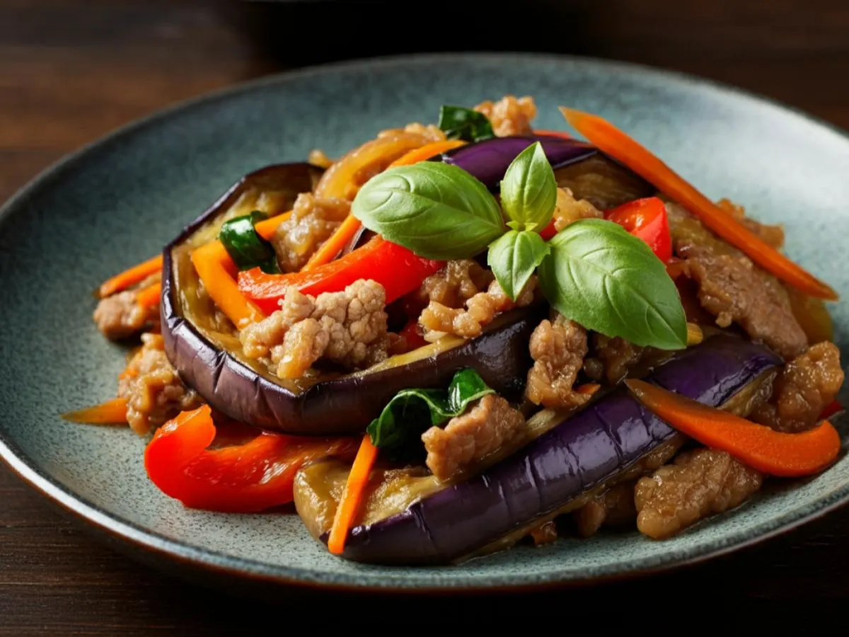 Eggplant Delight with Pork