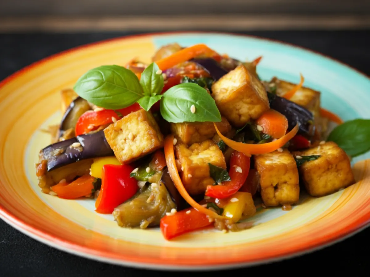 Eggplant Delight with Tofu