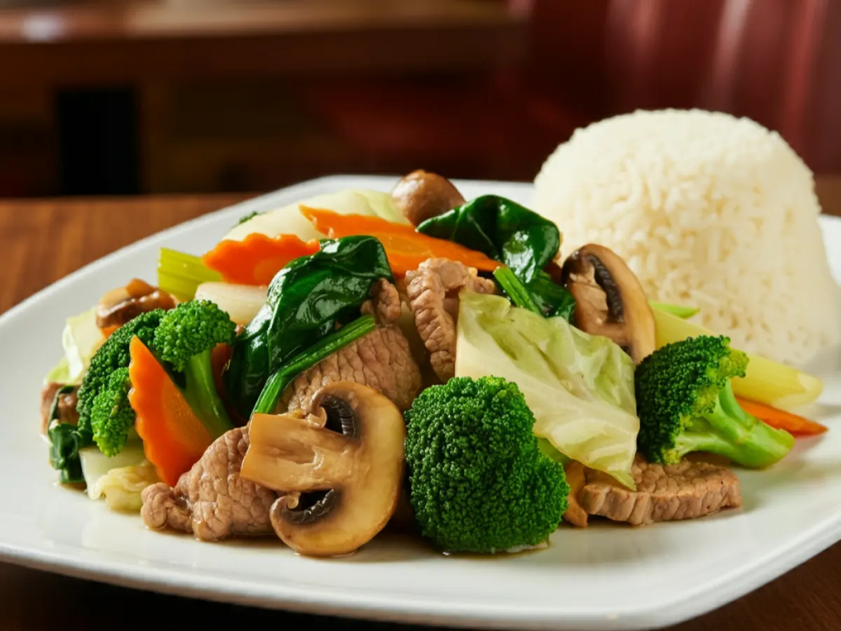 Vegetable Delight with Pork [16 oz]