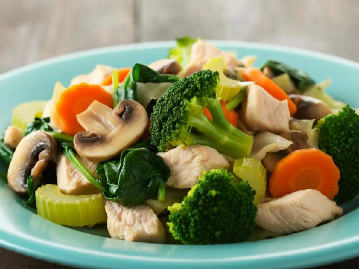 Vegetable Delight with Chicken