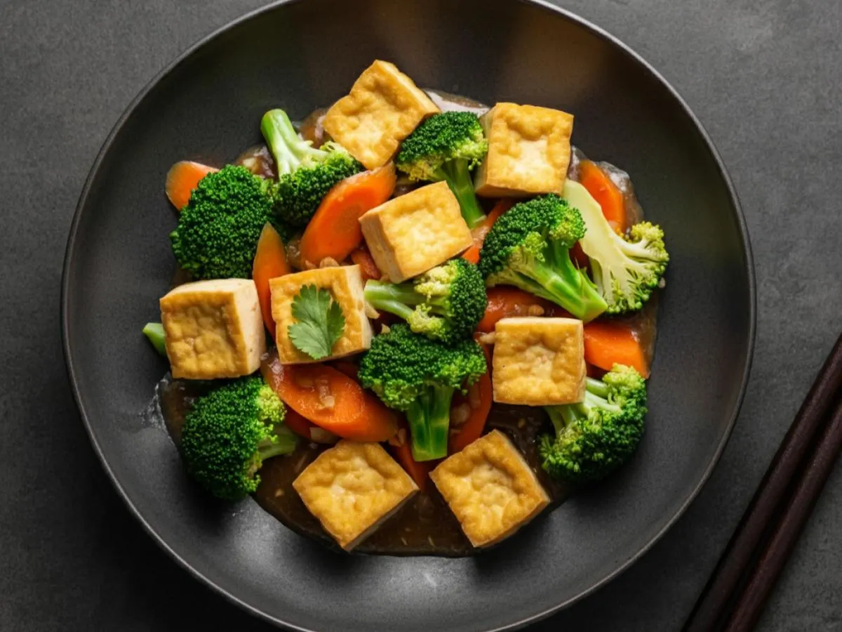 Pad Garlic with Tofu