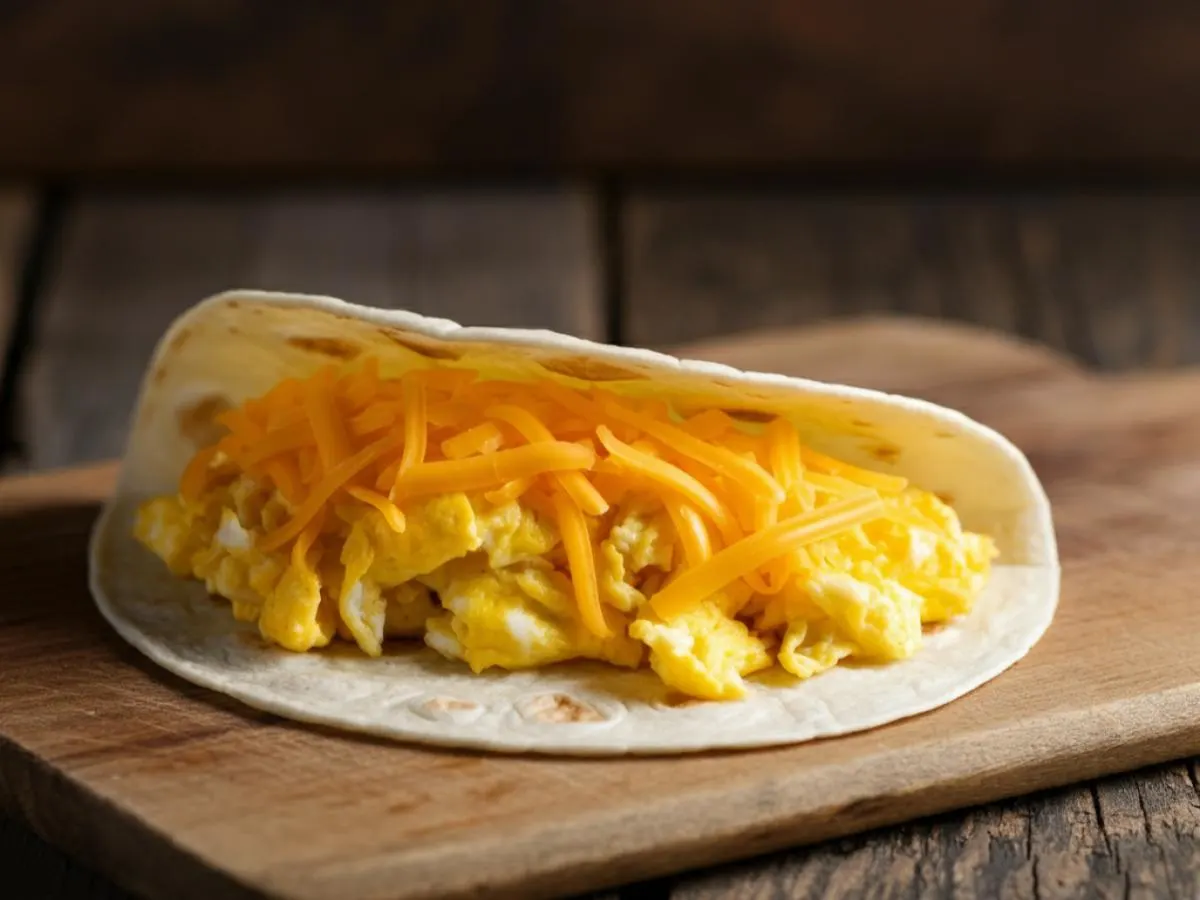 Gluten Free Egg and Cheese Taco Gluten Free Egg and Cheese Taco