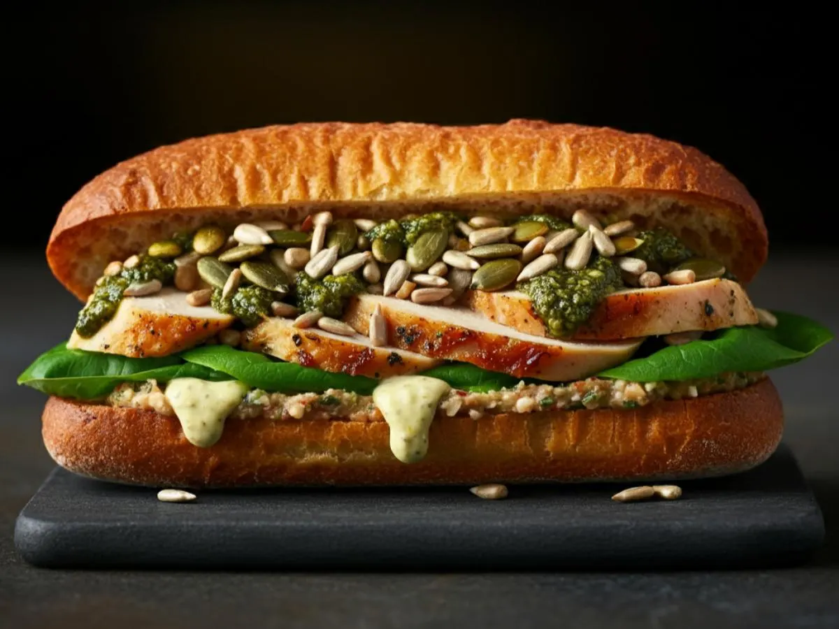 Chicken Caesar Sandwich Chicken Caesar Sandwich