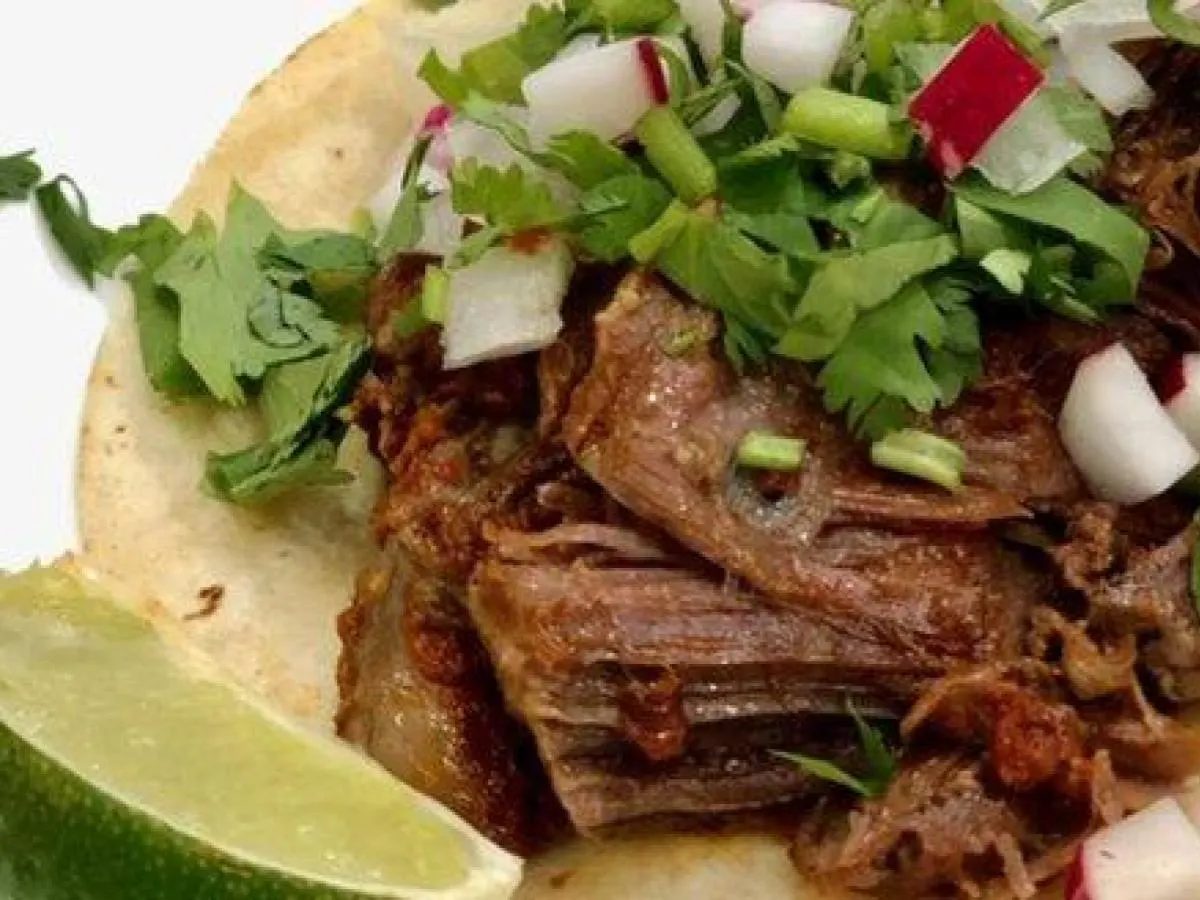 Lean Beef Barbacoa Taco Lean Beef Barbacoa Taco