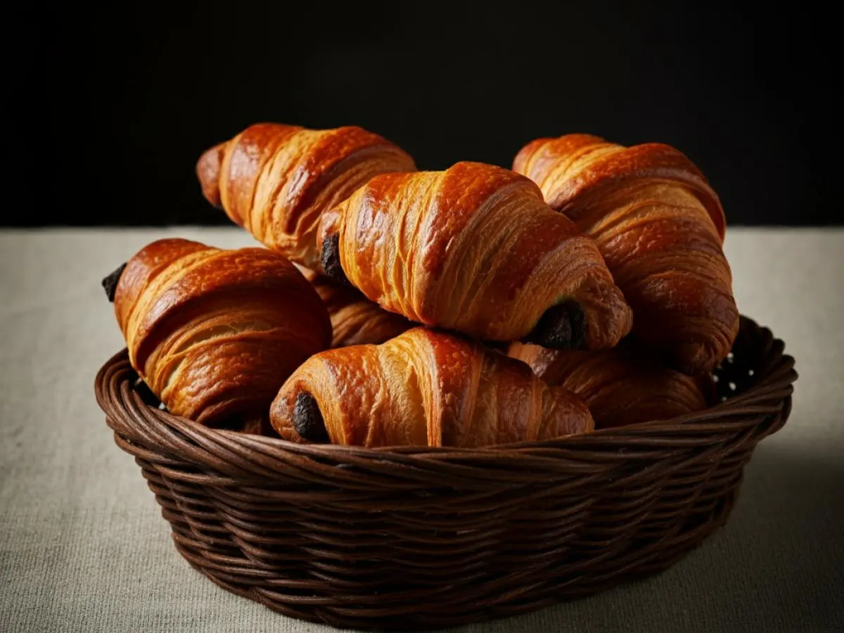 Small Regular & Chocolate Croissants Small Regular & Chocolate Croissants