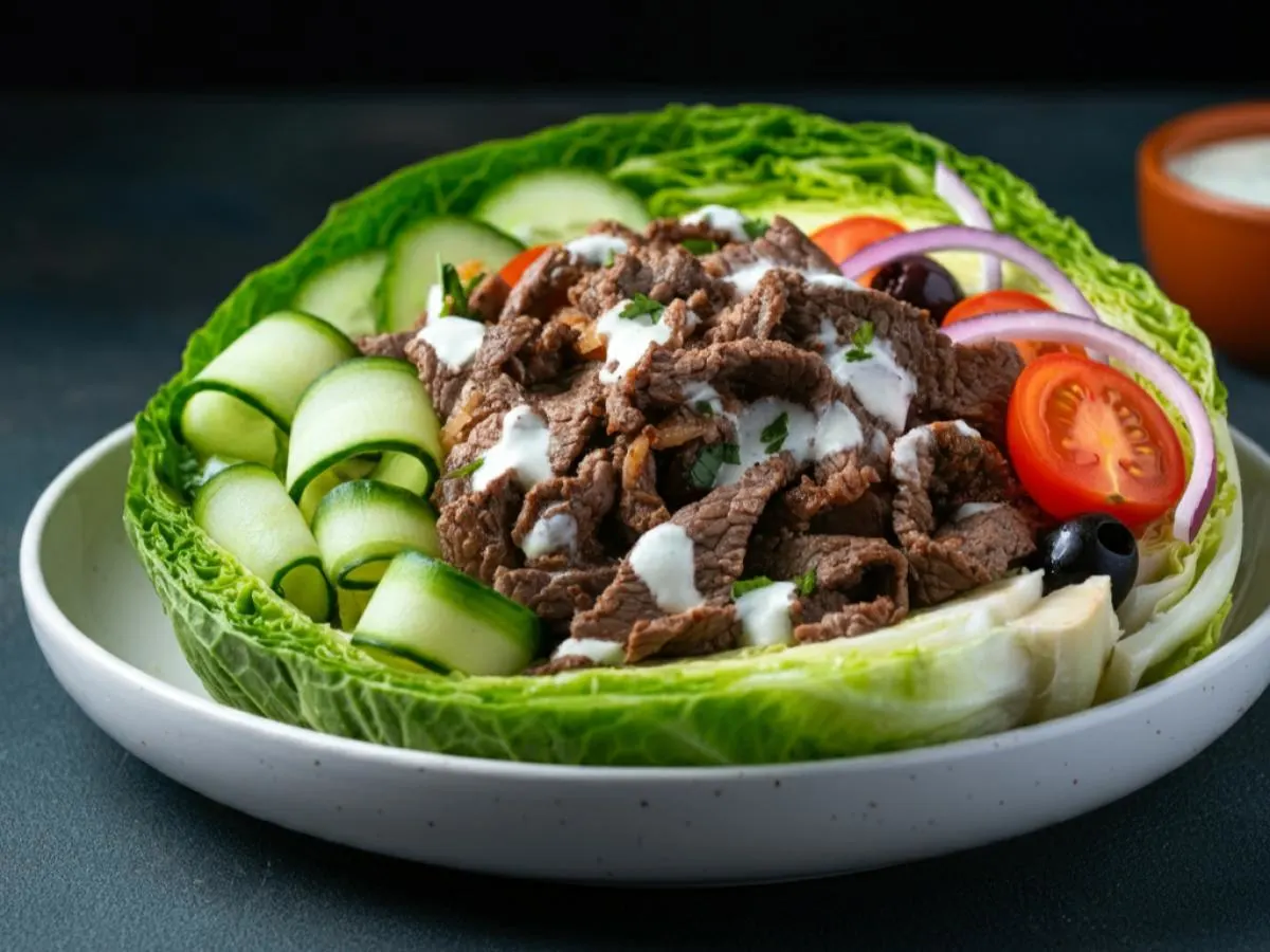 Beef Shawarma Entree Salad