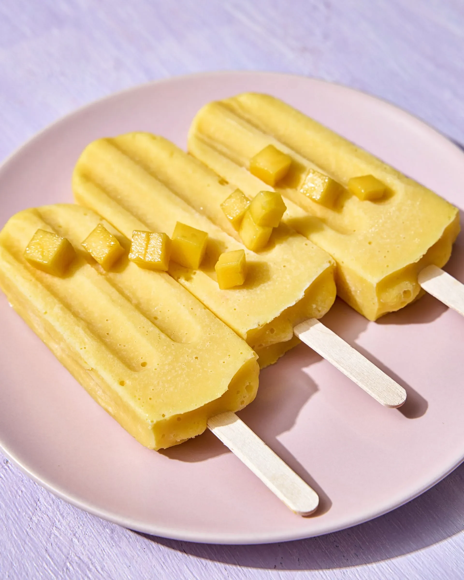 Organic Mango Popsicle Organic Mango Popsicle