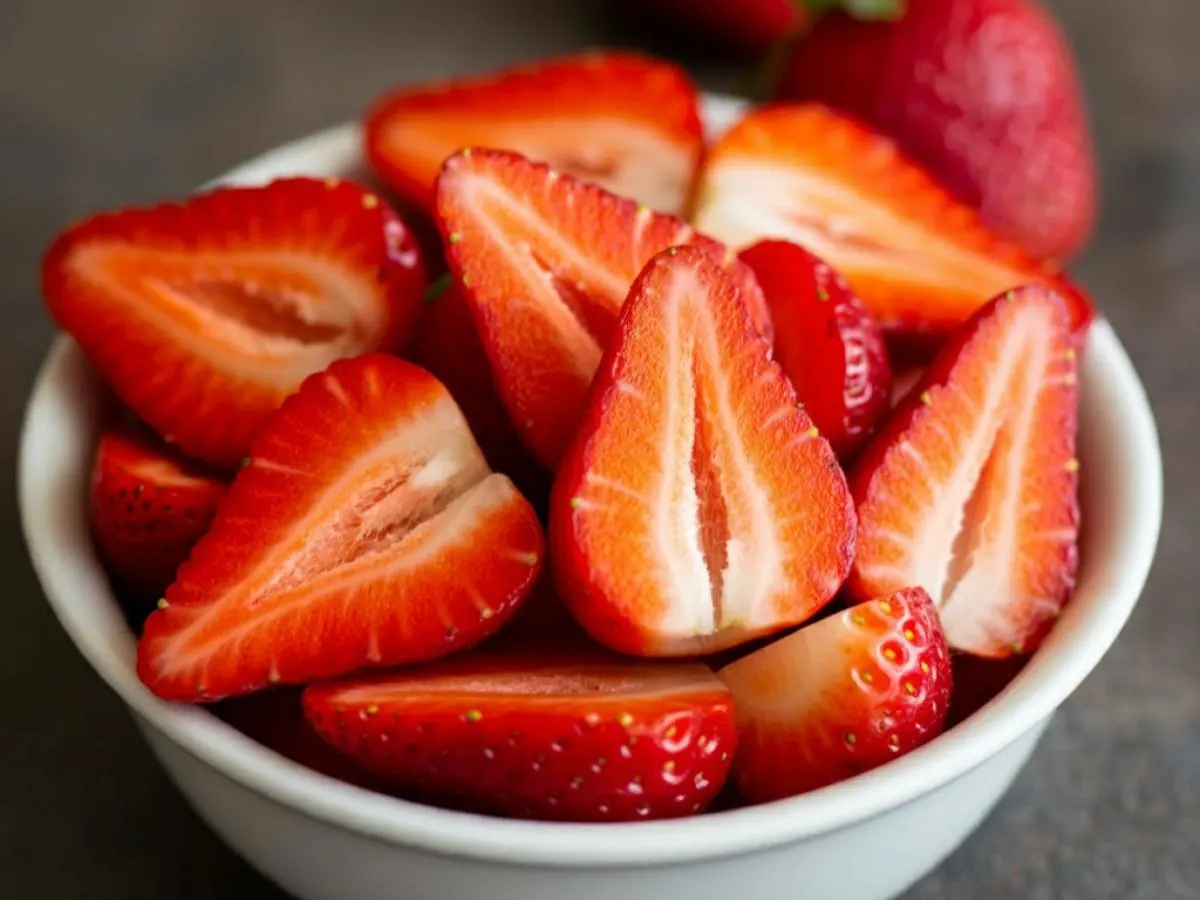Sliced Strawberries Sliced Strawberries