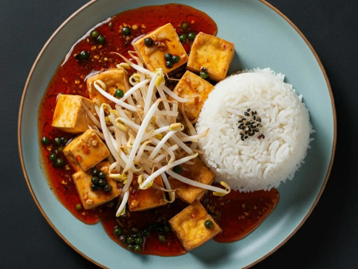 Mapo Tofu Clay Pot With Rice (gluten Free) Mapo Tofu Clay Pot With Rice (gluten Free)