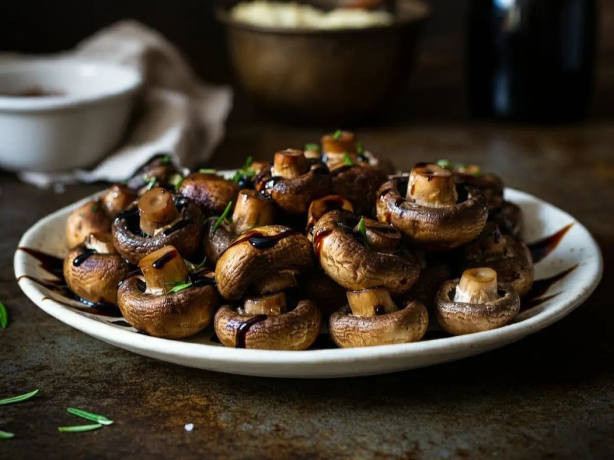 Balsamic Glazed Mushrooms Balsamic Glazed Mushrooms