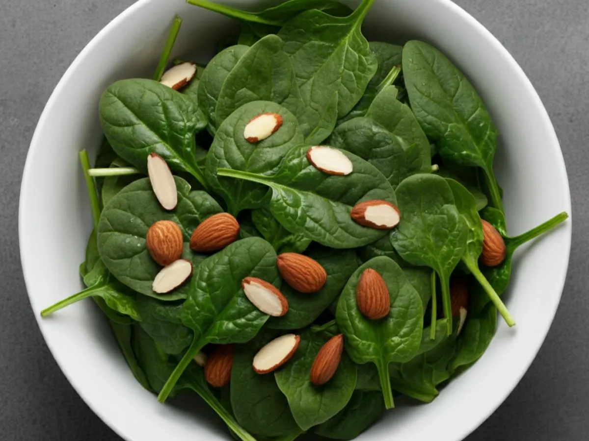 Spinach & Almond Salad Spinach & Almond Salad