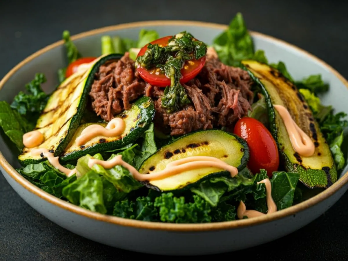 Light Carb Barbacoa Beef Salad Bowl Light Carb Barbacoa Beef Salad Bowl
