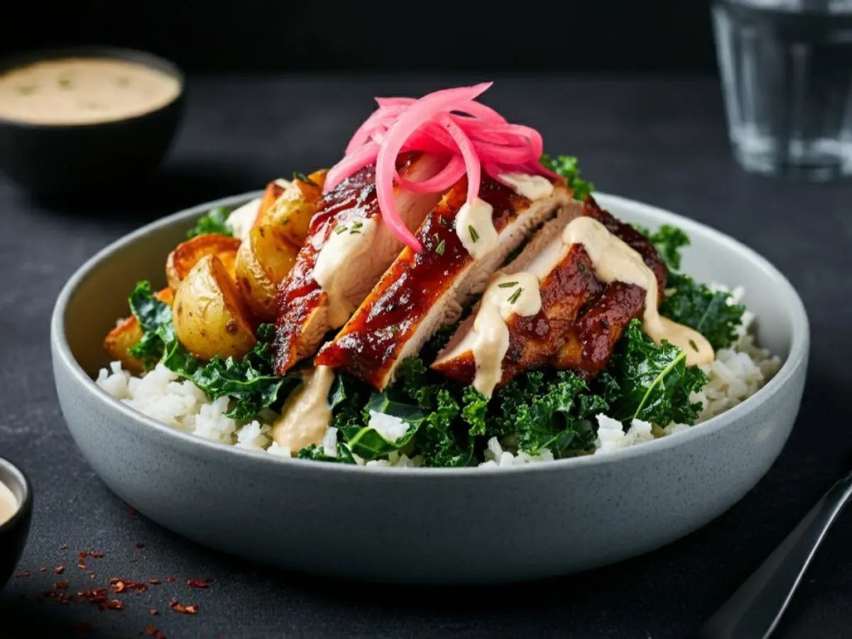 BBQ Chicken Mixed Bowl BBQ Chicken Mixed Bowl