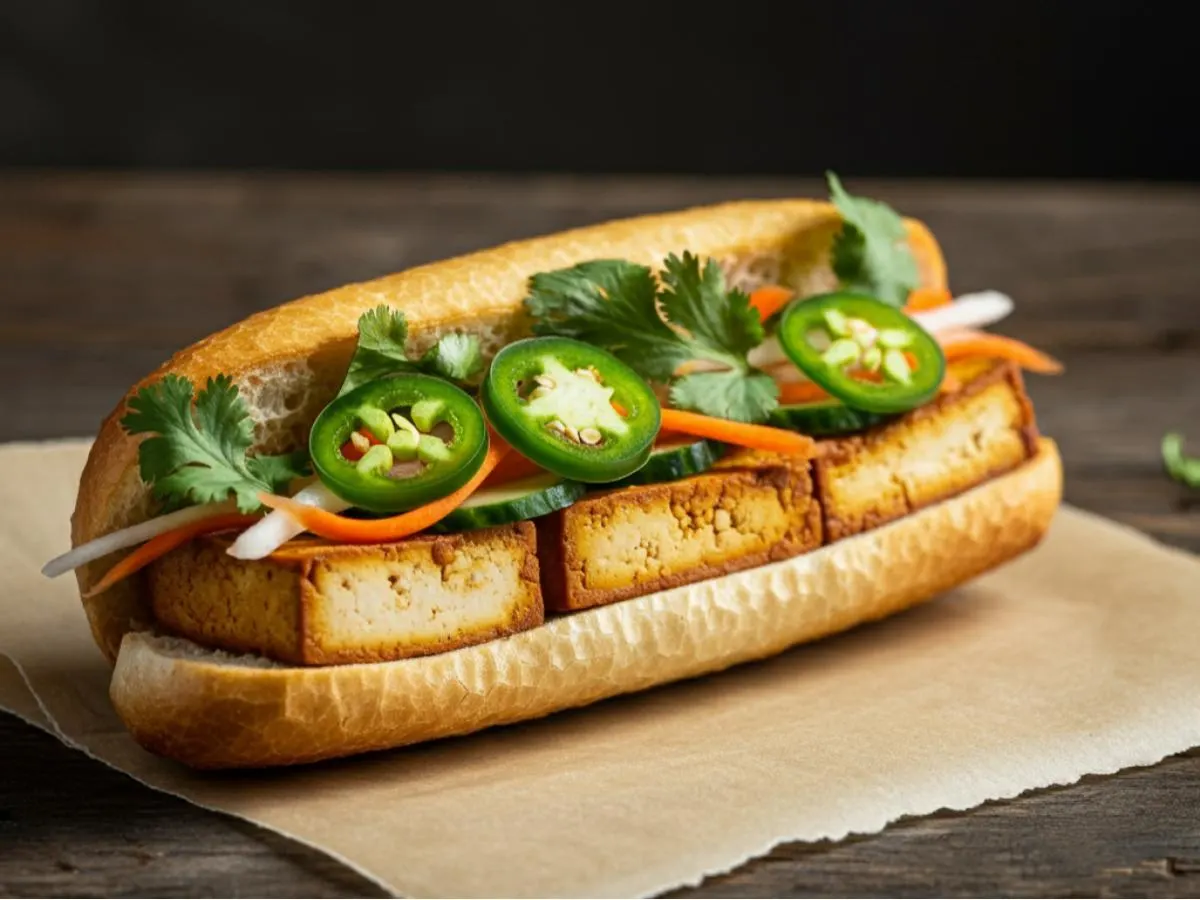 Vegan Lemongrass Tofu Banh Mi Vegan Lemongrass Tofu Banh Mi