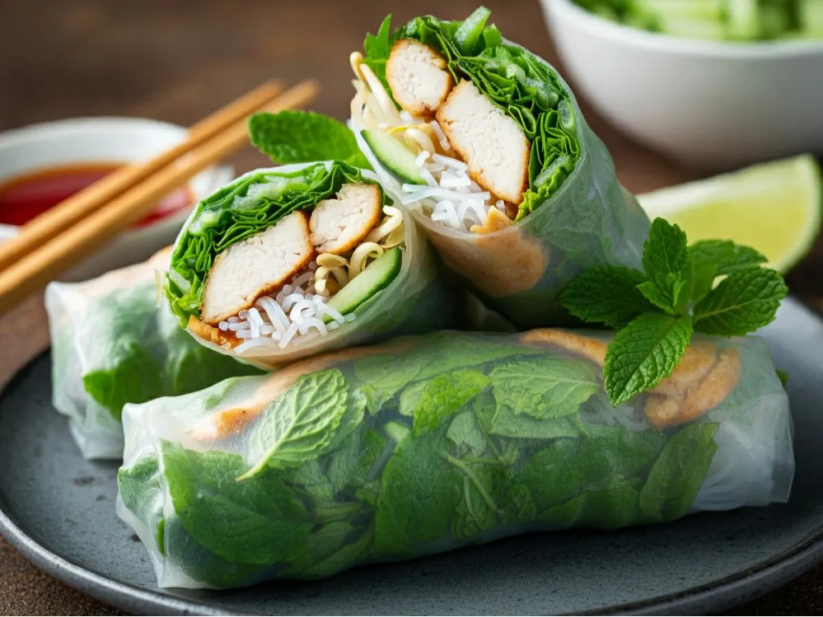 Chicken Spring Rolls Chicken Spring Rolls