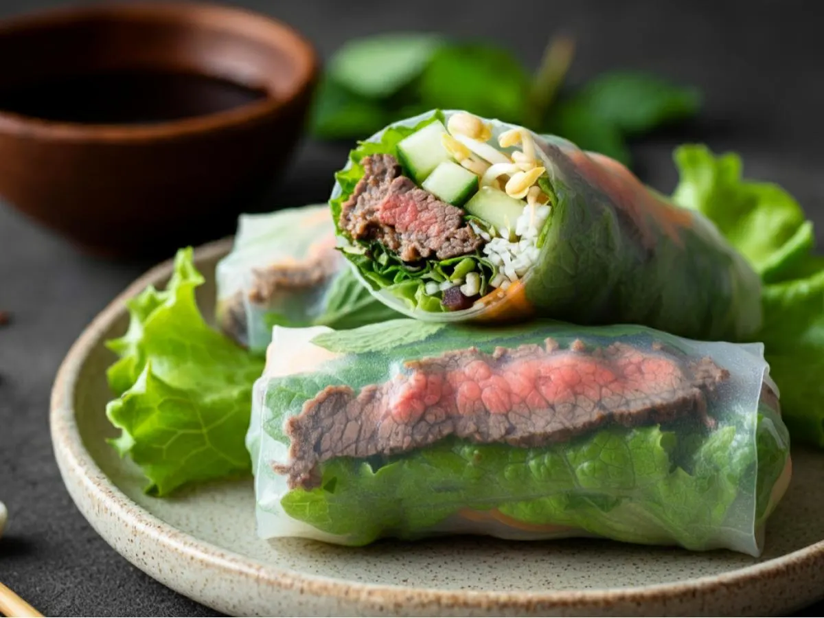 Beef Spring Rolls Beef Spring Rolls