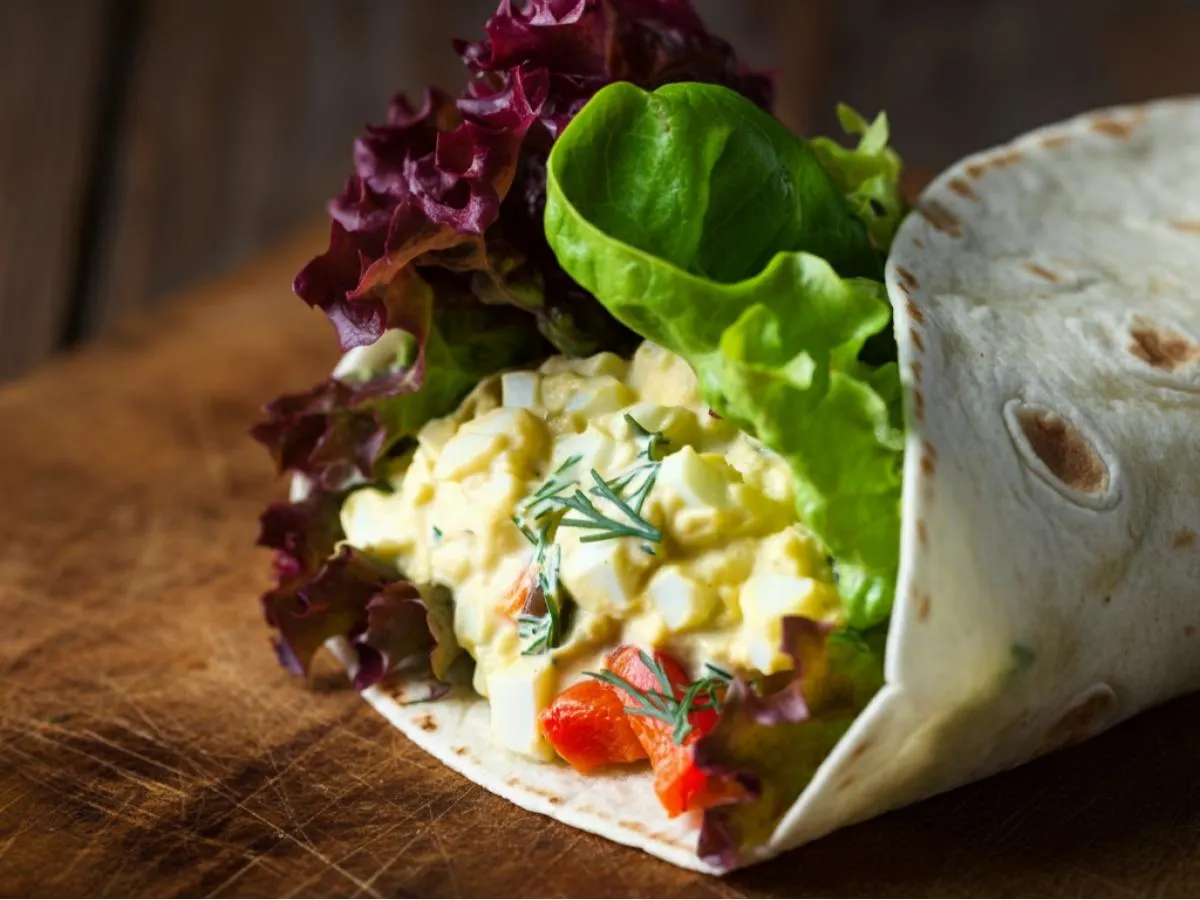 Egg Salad Wrap Egg Salad Wrap