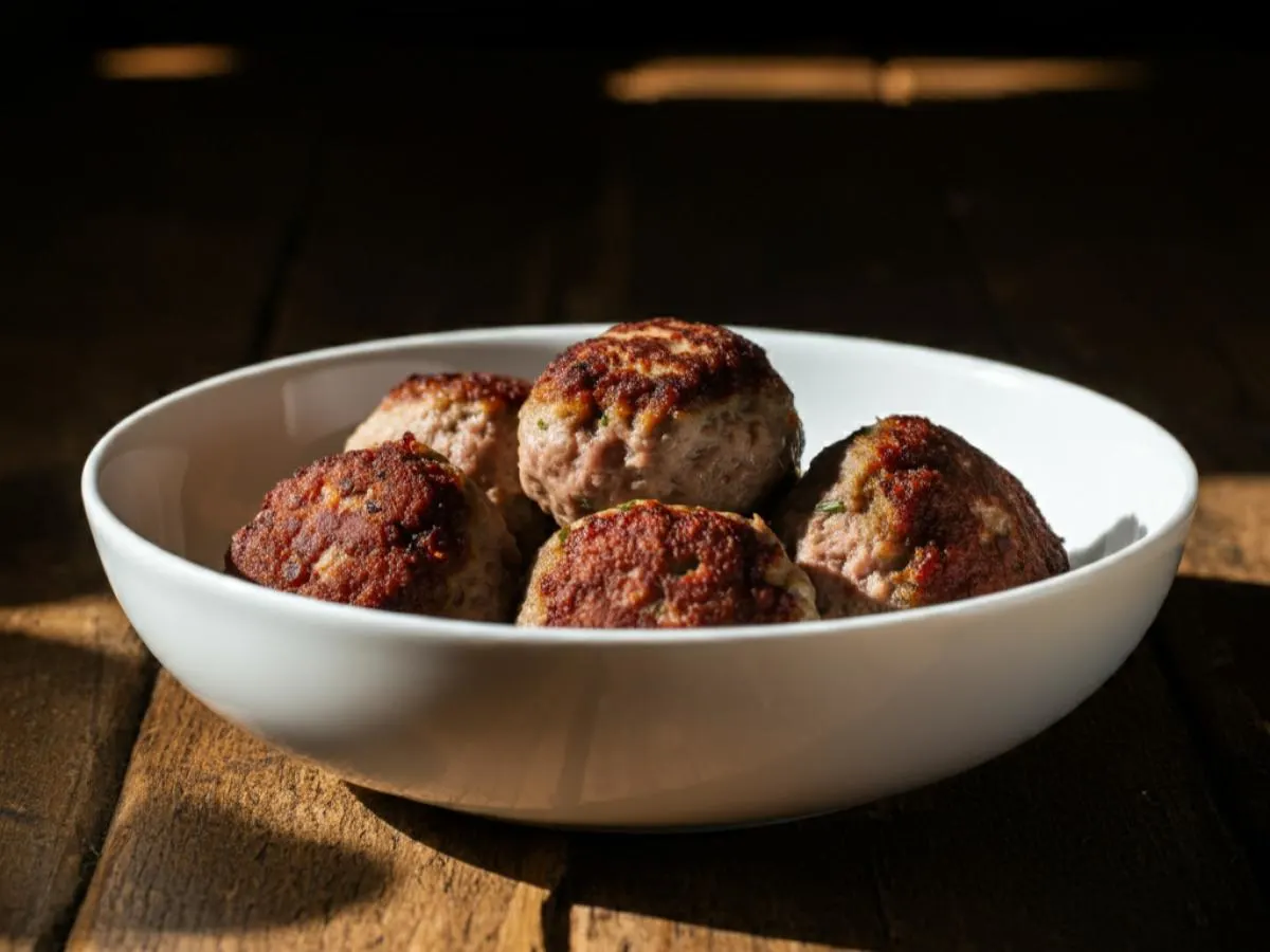 Homemade Beefy Meatballs