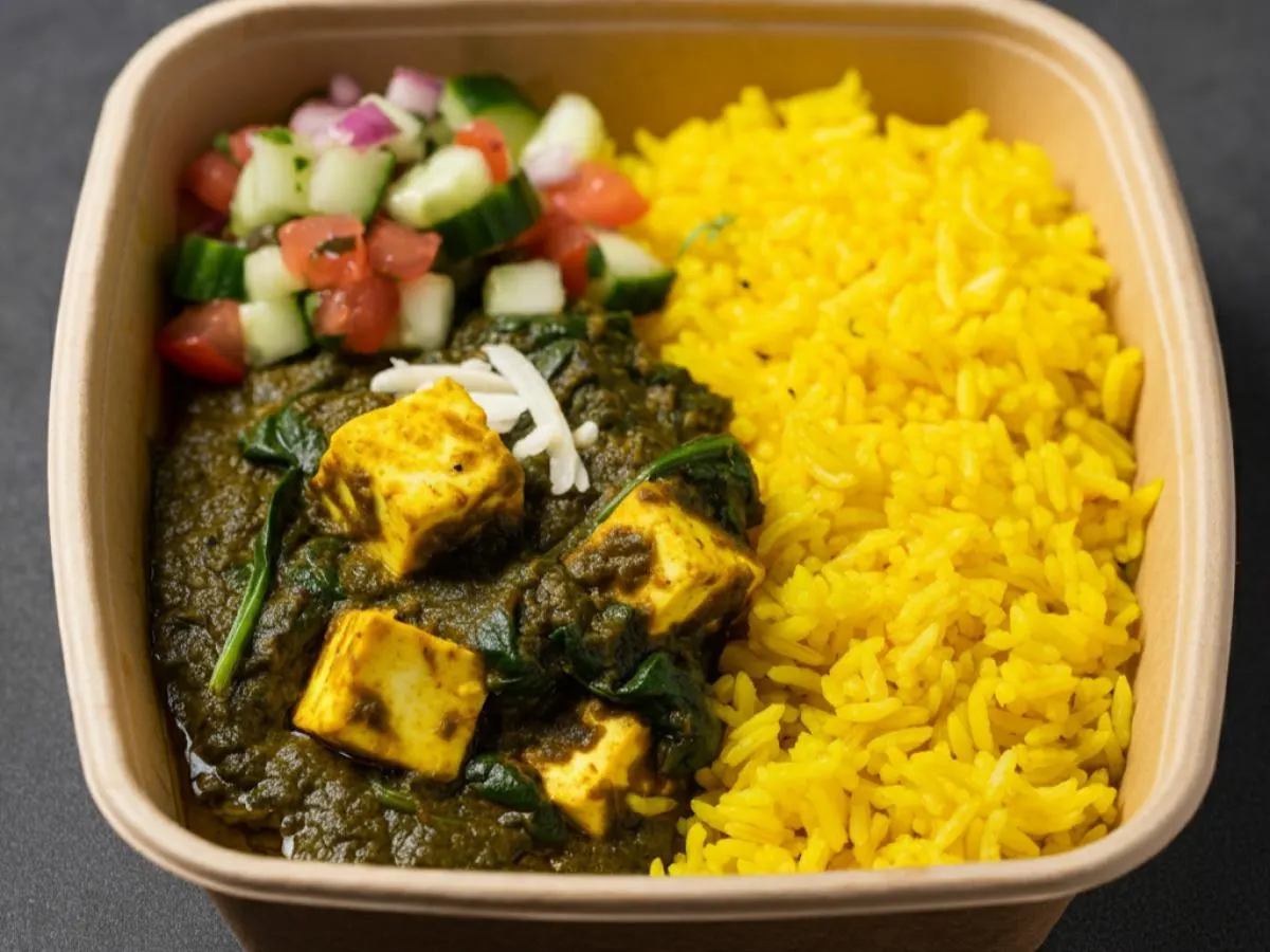 Saag Paneer Boxed Meal Saag Paneer Boxed Meal
