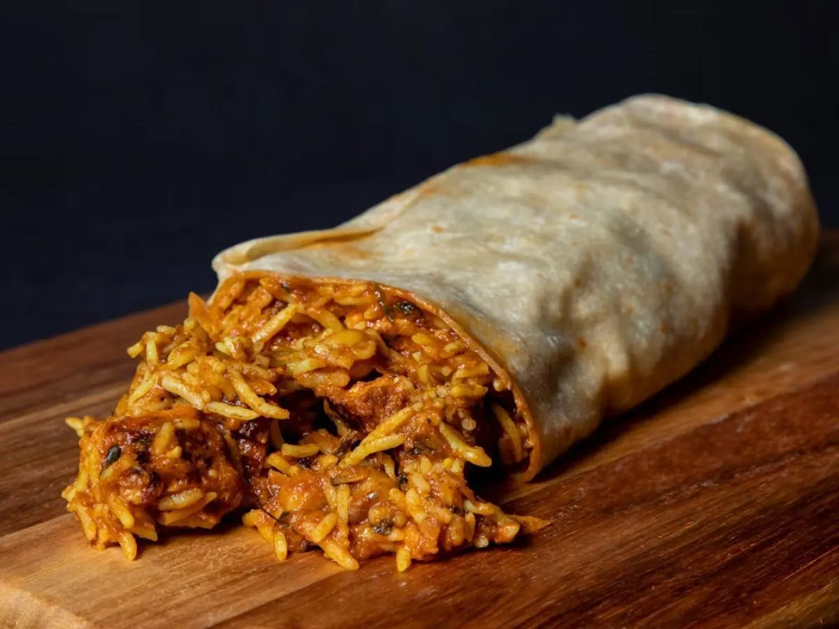 Ghee Butter Paneer Burrito Boxed Meal Ghee Butter Paneer Burrito Boxed Meal