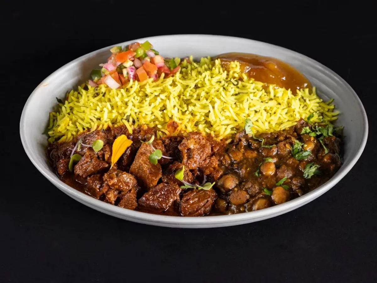 Gluten Free Lamb Bowl with Riced Cauliflower and Chana Masala Gluten Free Lamb Bowl with Riced Cauliflower and Chana Masala