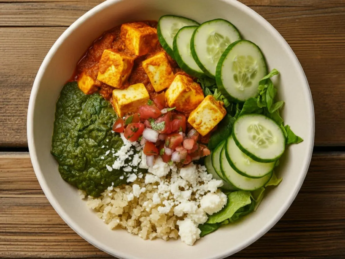 Keto Bowl with Masala Chicken Keto Bowl with Masala Chicken