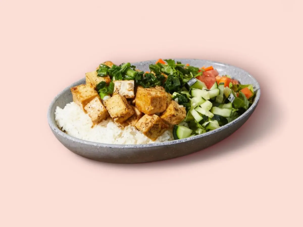 Sweet Dark Soy Tofu Rice Bowl Sweet Dark Soy Tofu Rice Bowl