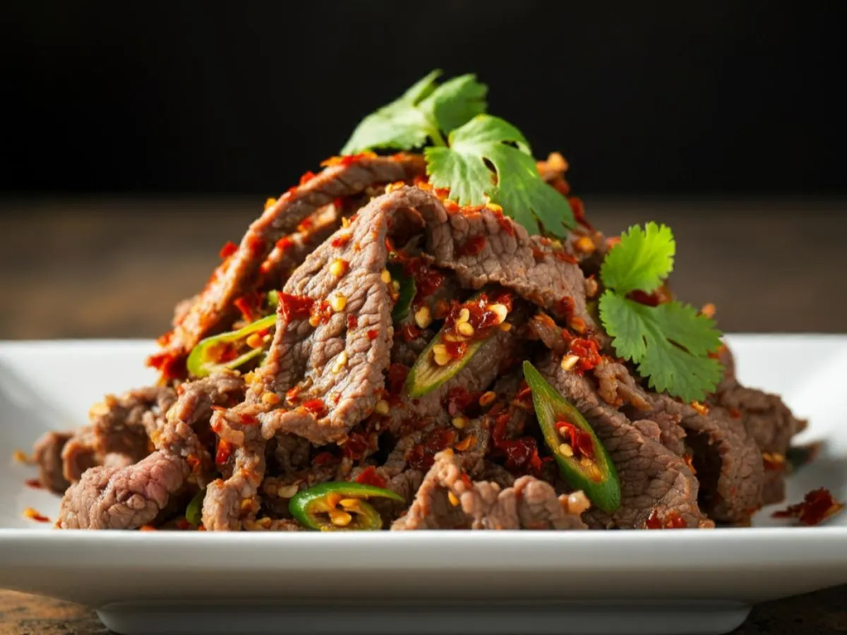 Spicy Lemongrass Beef Spicy Lemongrass Beef