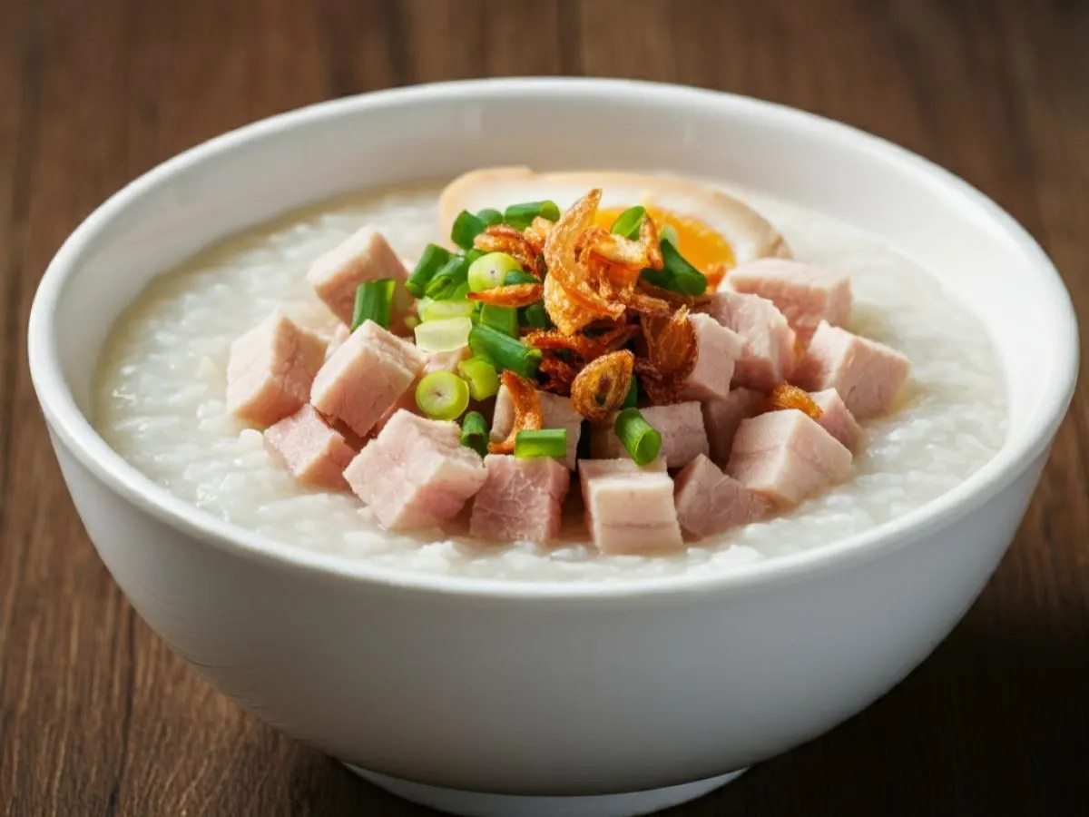 Pork & Century Egg Congee Pork & Century Egg Congee