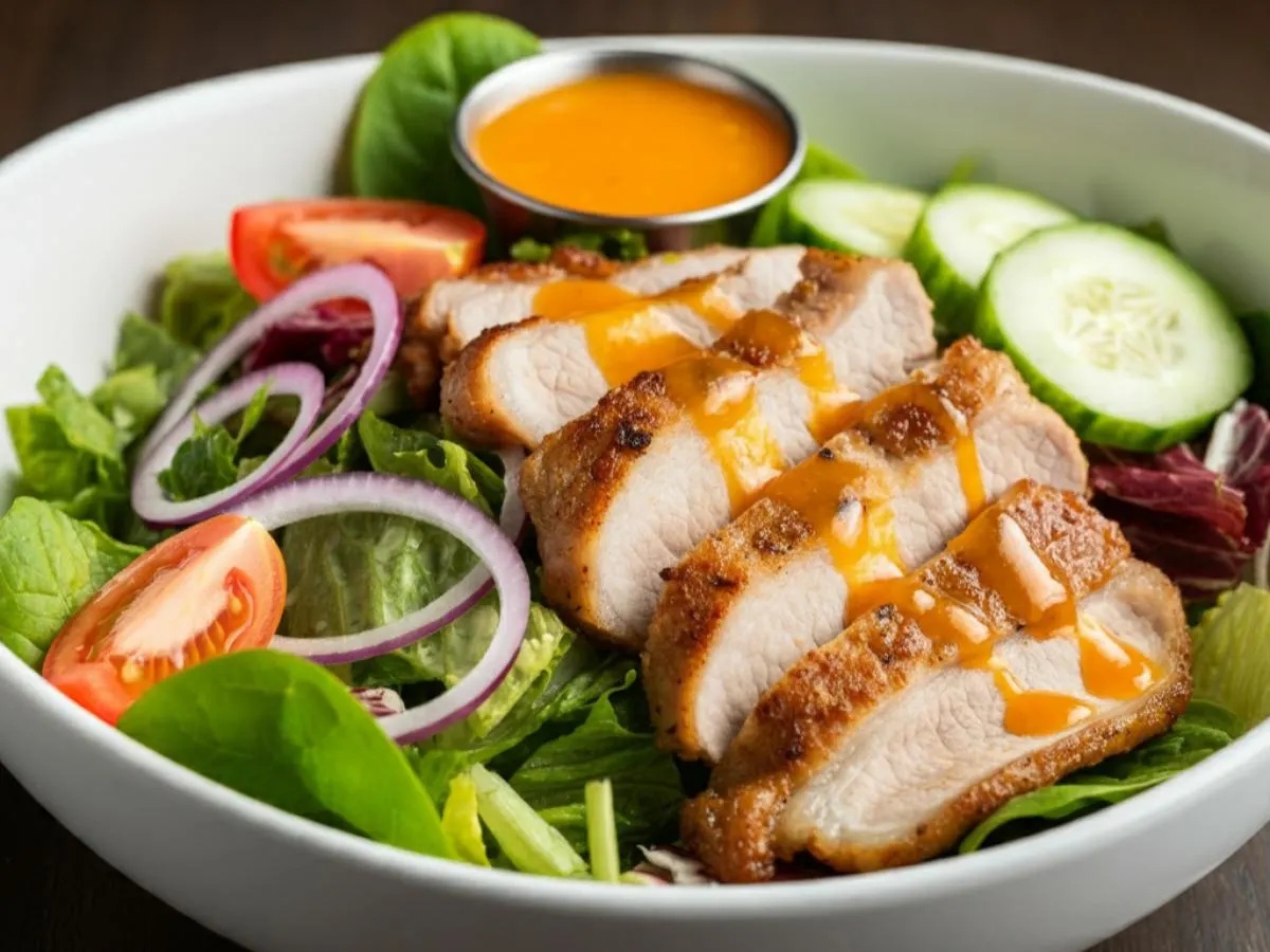 House Salad With Pork House Salad With Pork