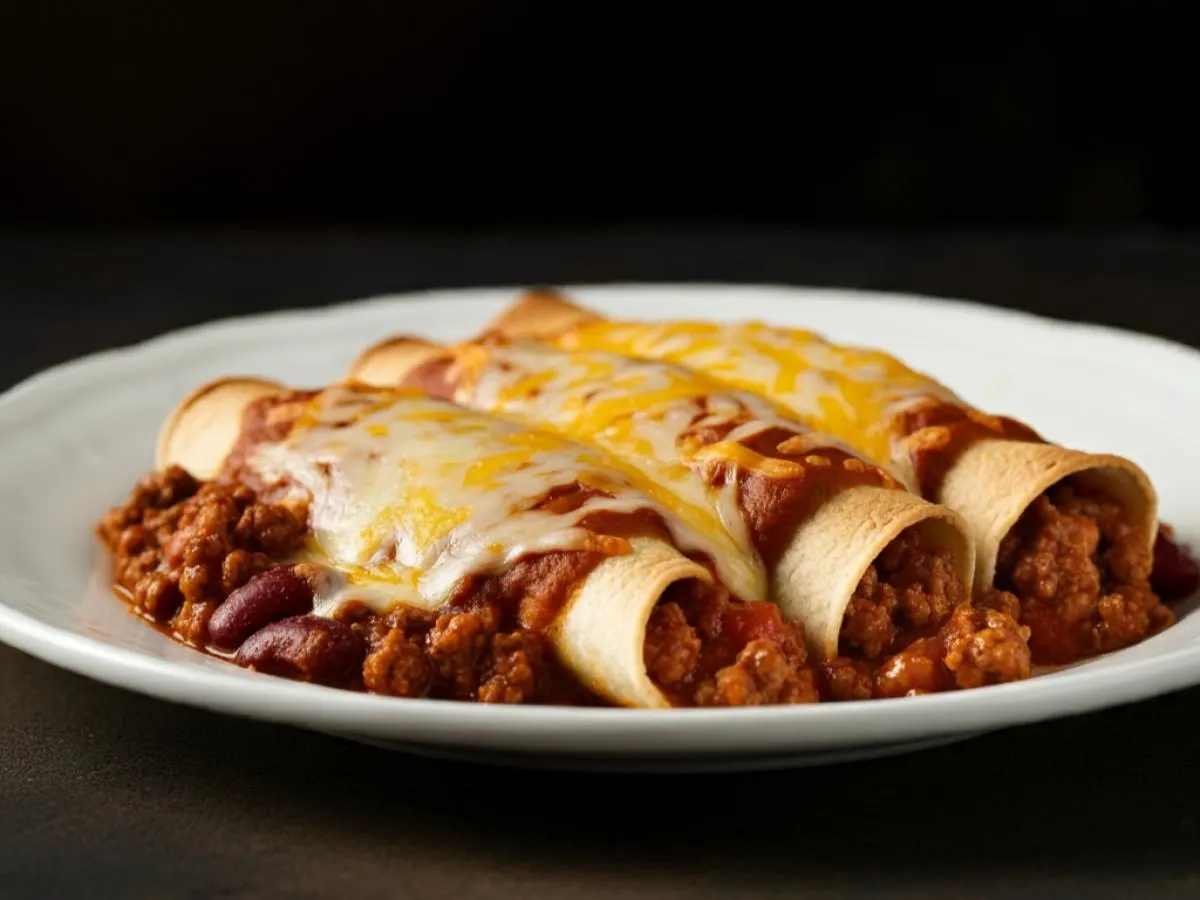 Chili con Carne Enchiladas