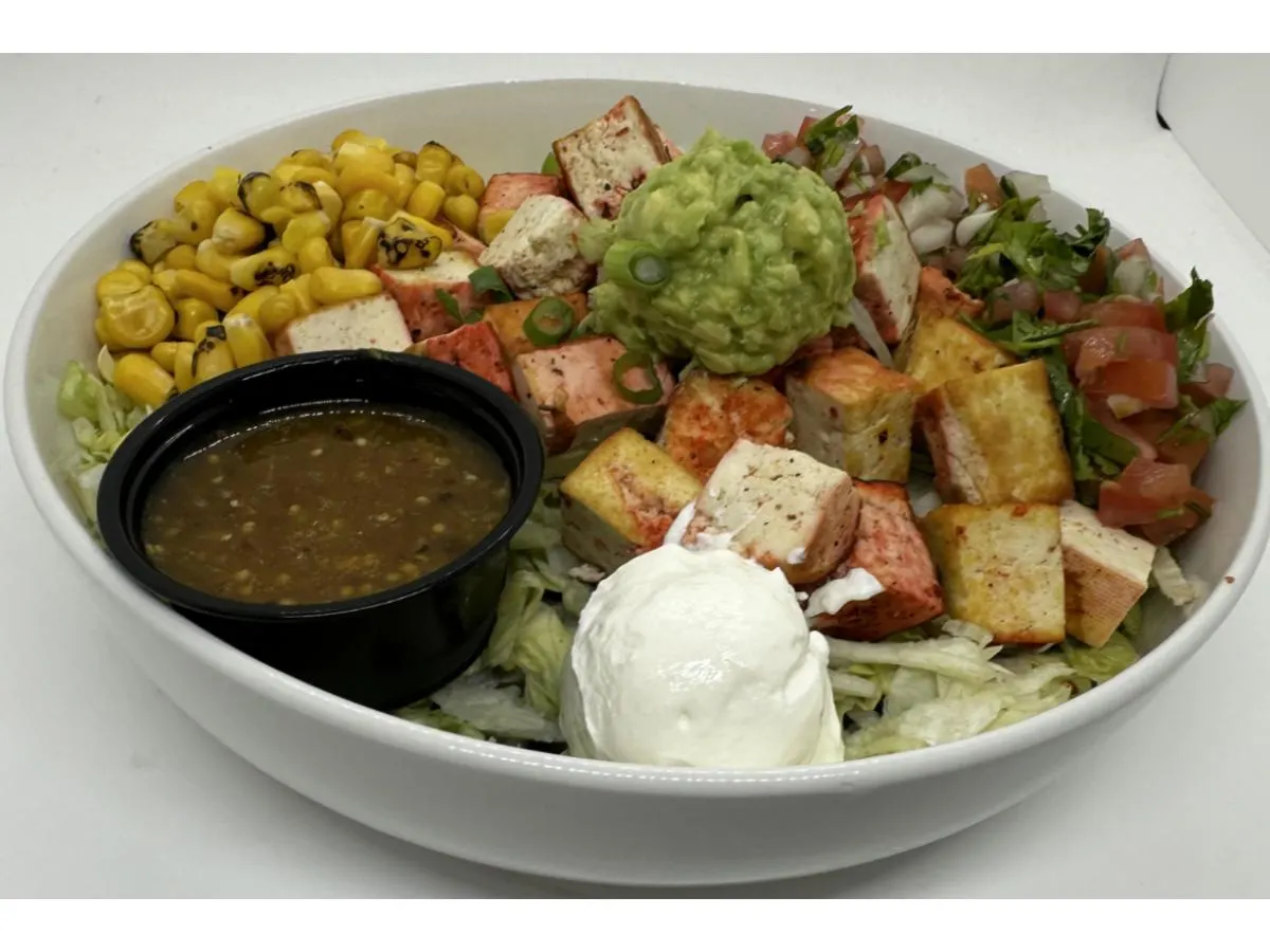 Individual Vegetarian Tofu Burrito Bowl Individual Vegetarian Tofu Burrito Bowl