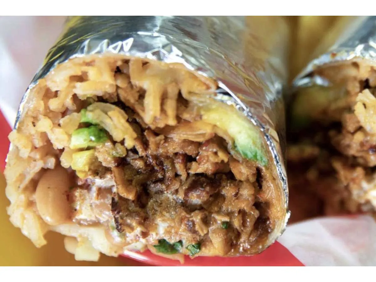 Individual Al Pastor Super Burrito Individual Al Pastor Super Burrito