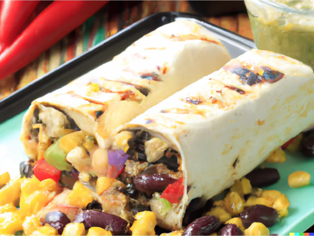 Individual Vegan Burrito Individual Vegan Burrito