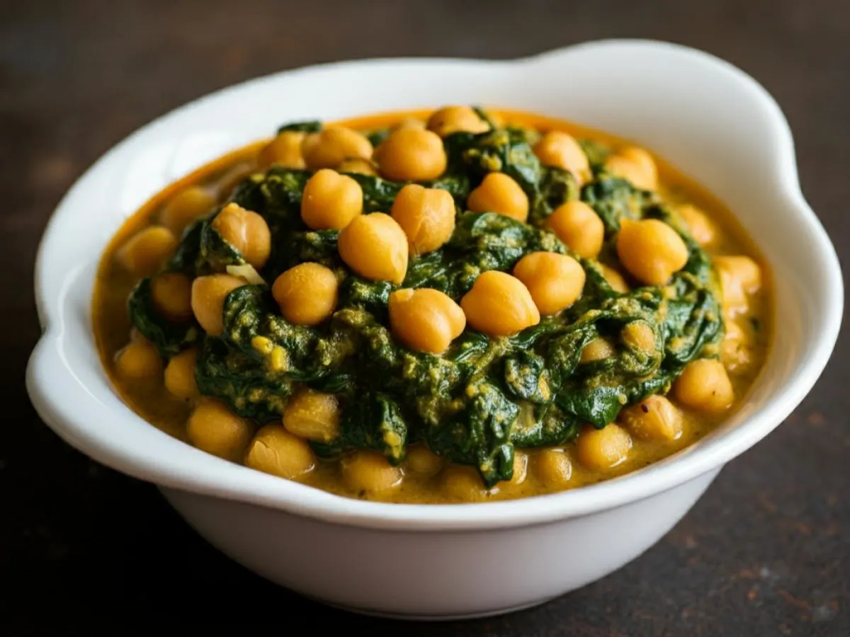 Saag Chana Saag Chana