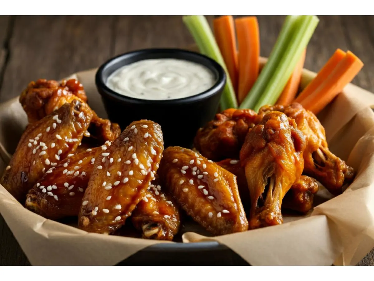 Teriyaki and Buffalo Chicken Wings Box