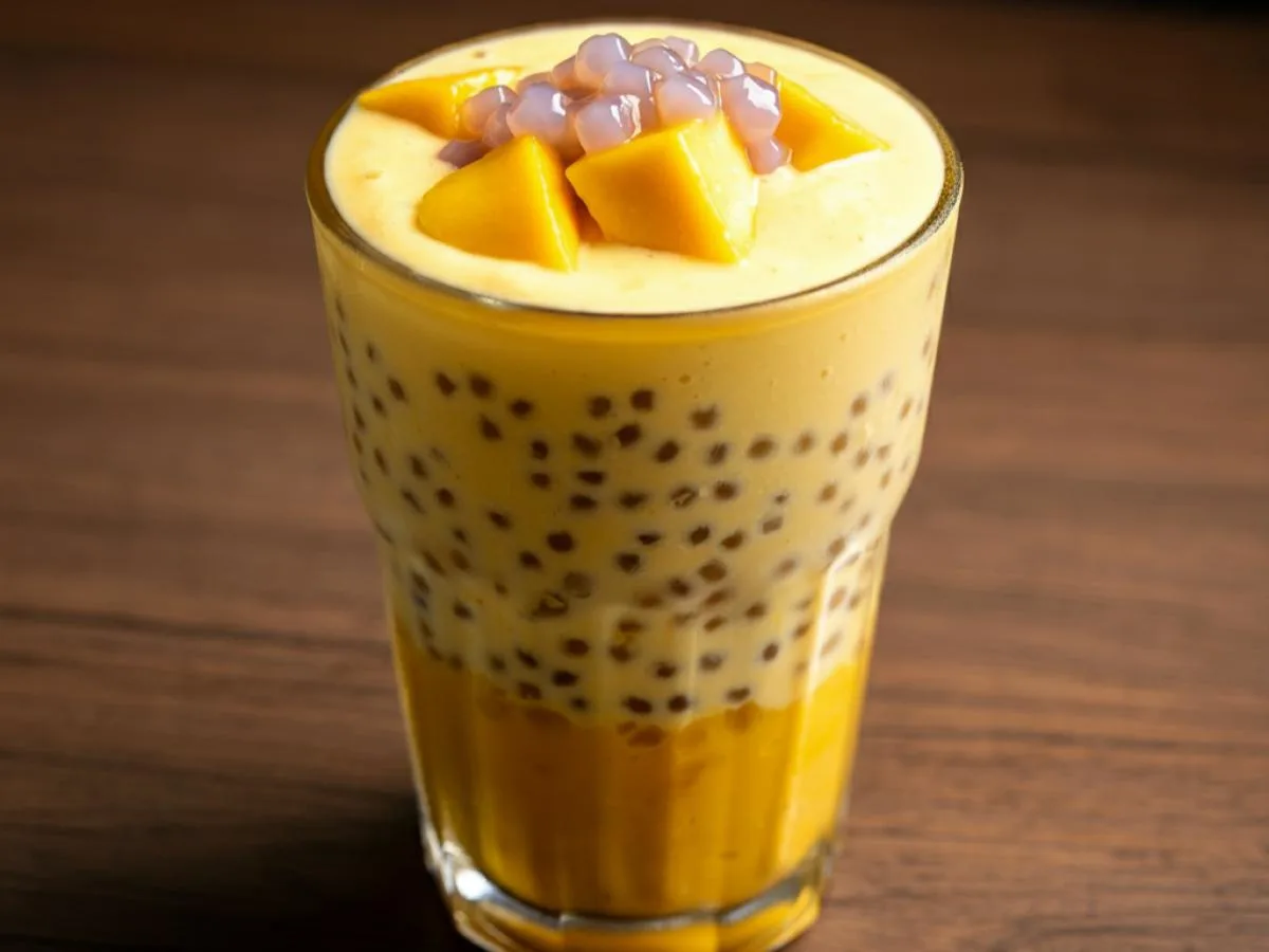 Mango Yakult with Sago [25% Sweet]