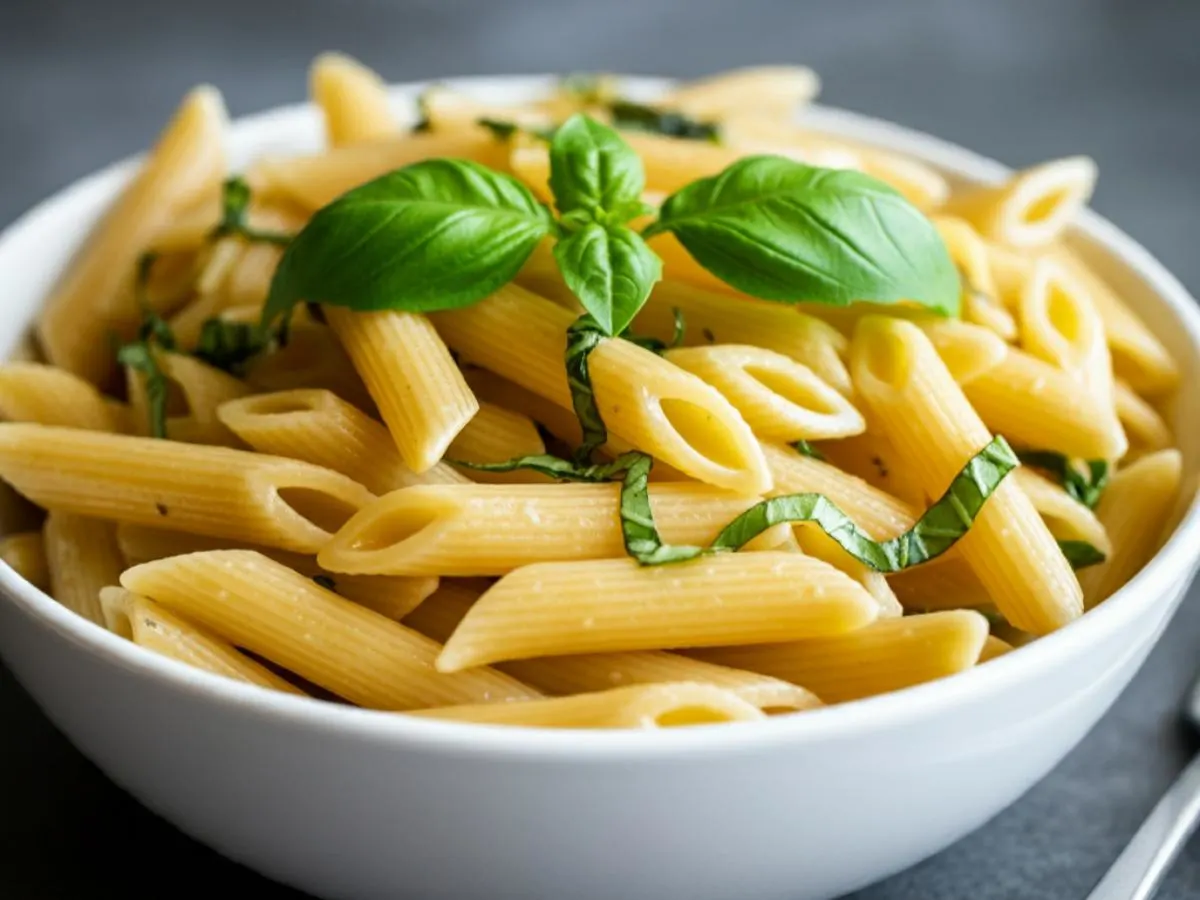 Gluten-free Penne in Olive Oil and Garlic Gluten-free Penne in Olive Oil and Garlic