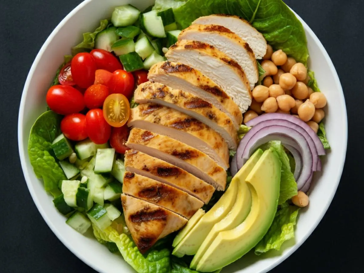 House Salad with Chicken [Large]