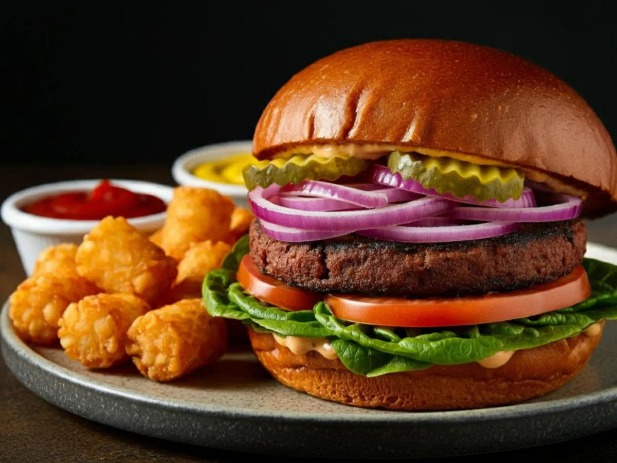 Vegan Burger Meal [Large]