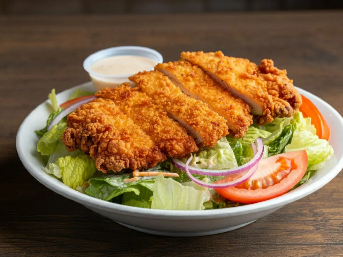 Fried Chicken Salad Fried Chicken Salad