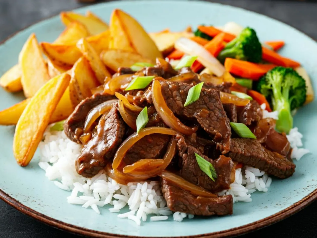 Gluten Free Mongolian Beef 蒙古牛肉饭 (无麸质) Gluten Free Mongolian Beef 蒙古牛肉饭 (无麸质)