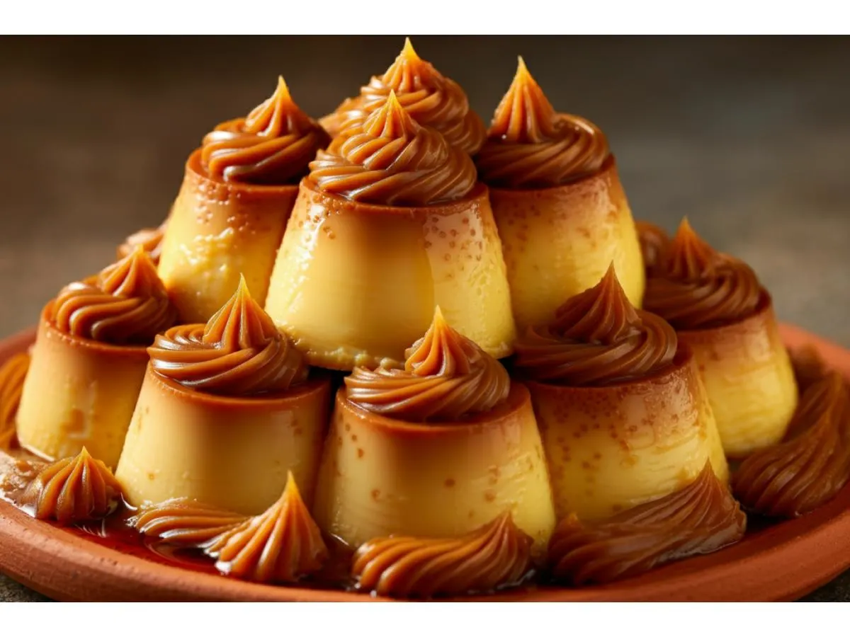 Flan with Dulce de Leche Flan with Dulce de Leche