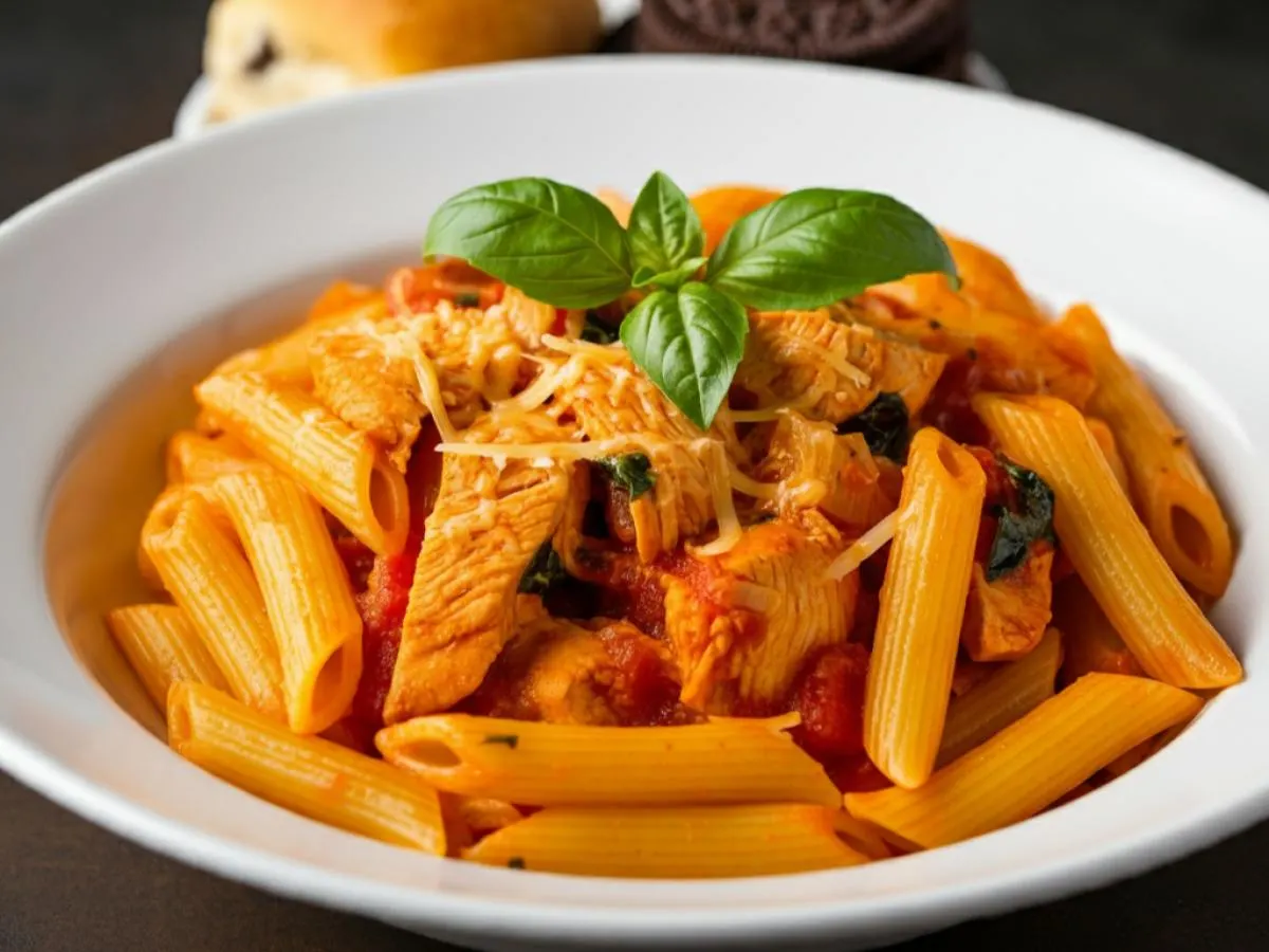Pasta Marinara with Chicken