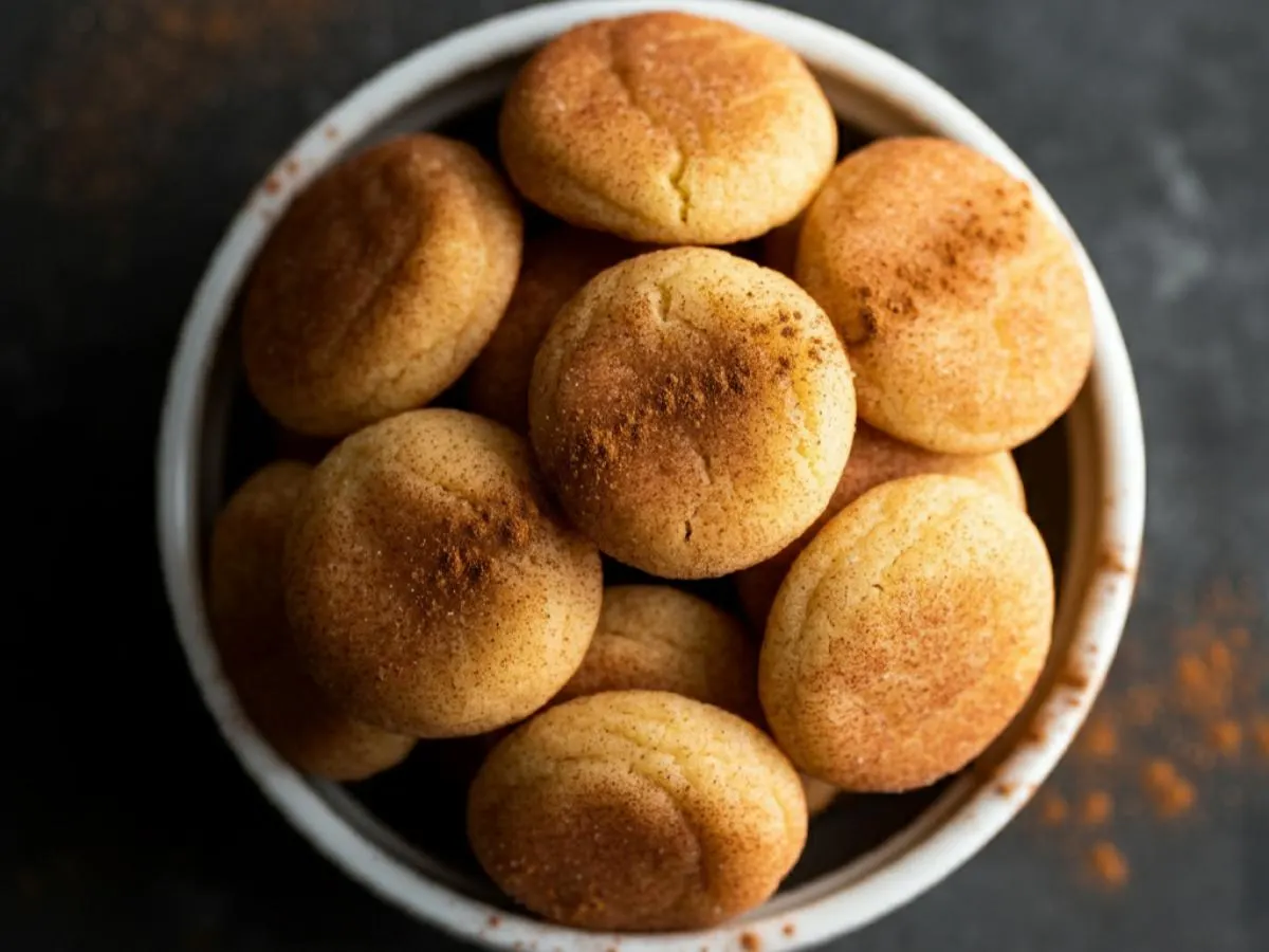 Mini Snickerdoodle Cookies