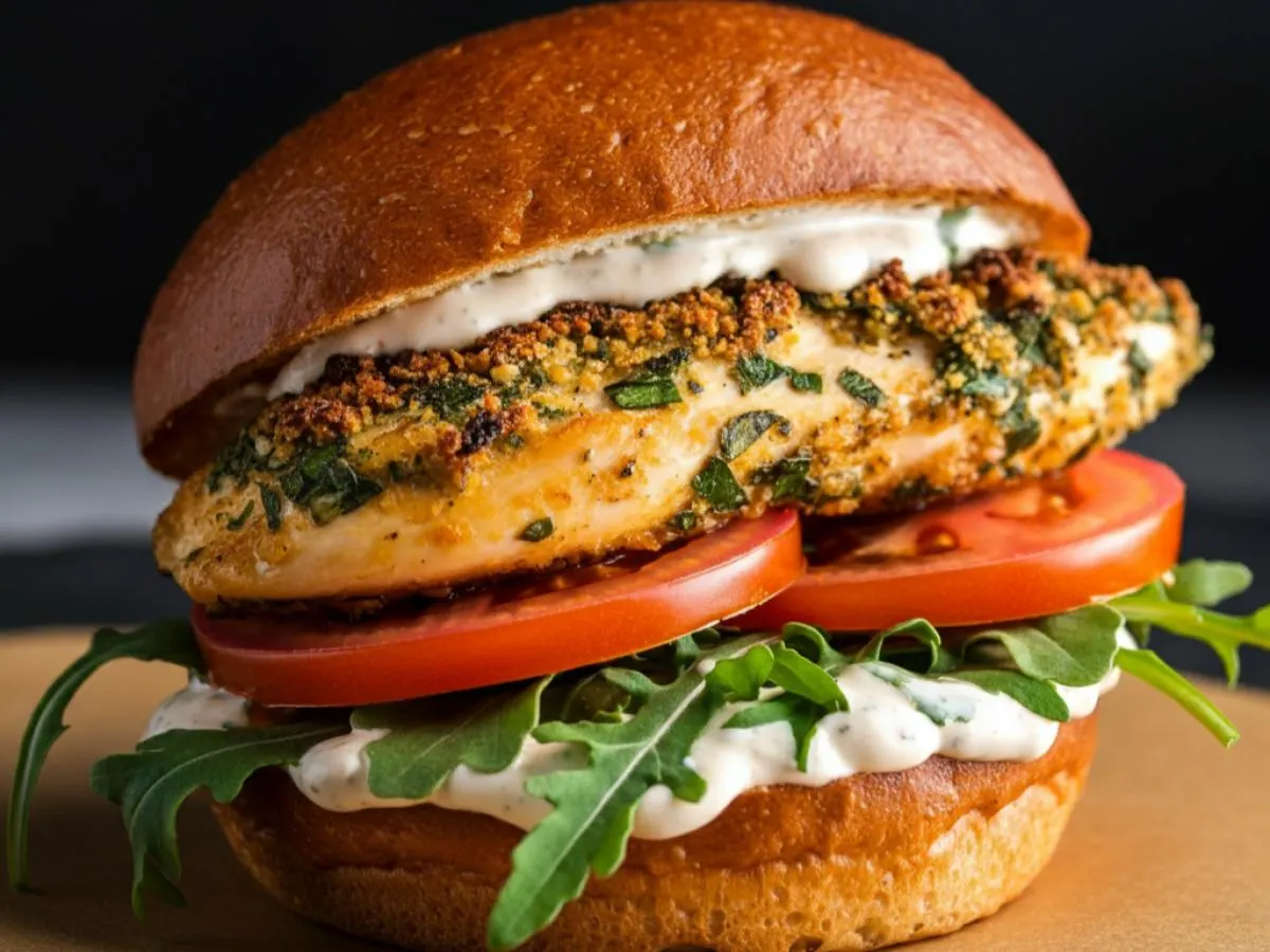 Gluten-Free Herb Crusted Chicken Sandwich