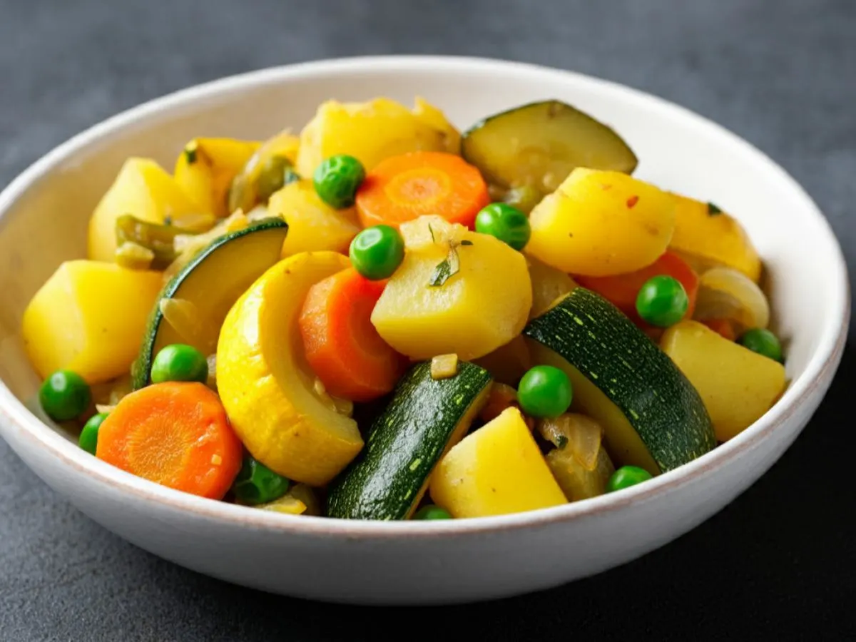 Spiced Squash and Potatoes in Onion Sauce Spiced Squash and Potatoes in Onion Sauce