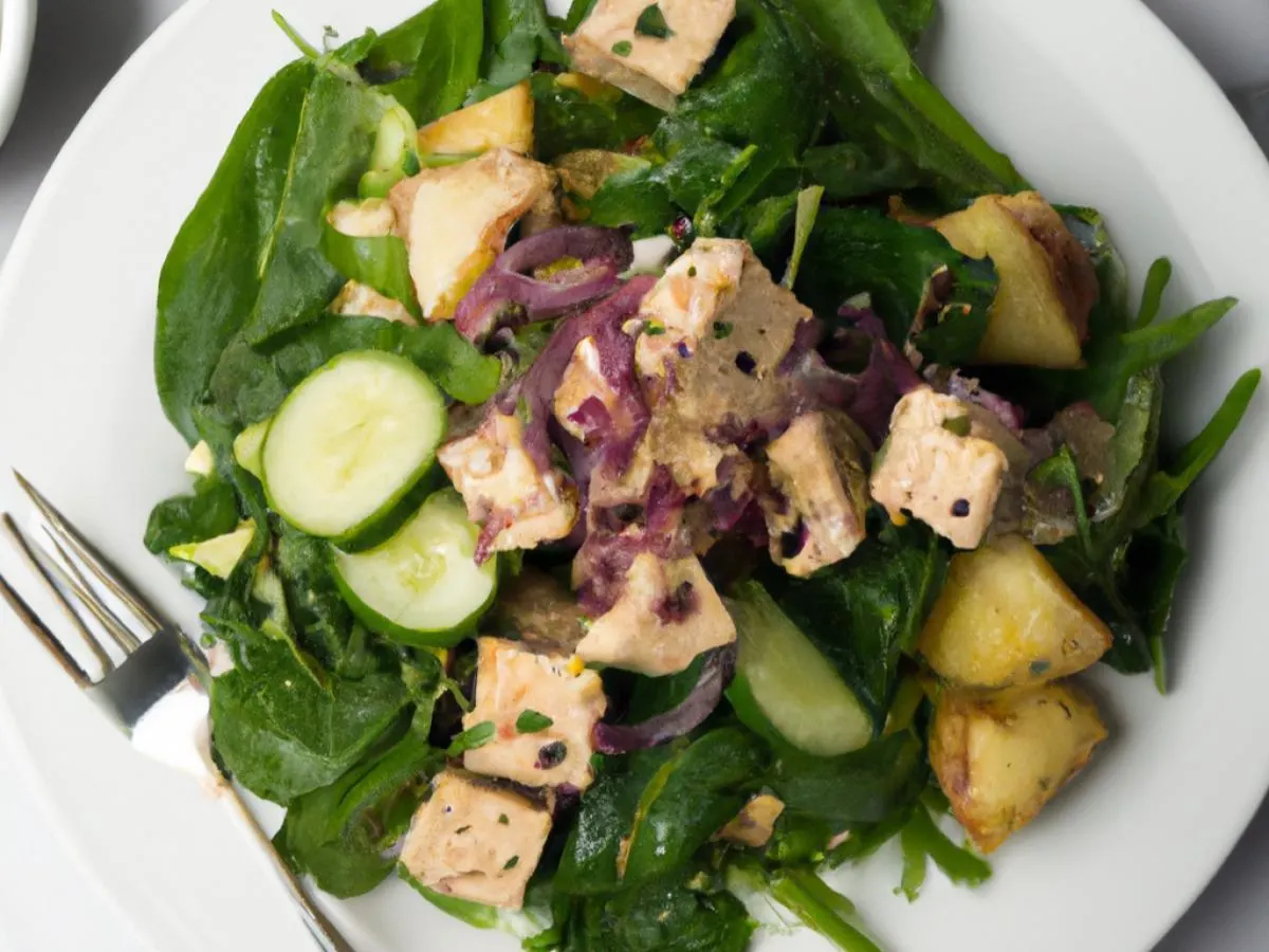 Vegan Protein Entree Salad Vegan Protein Entree Salad