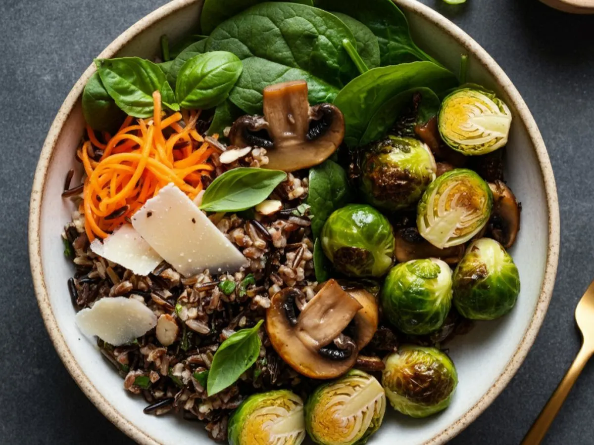 Balsamic Glazed Brussels Sprouts Bowl Balsamic Glazed Brussels Sprouts Bowl